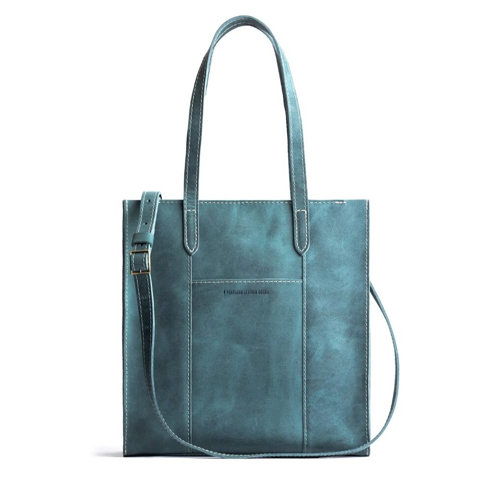 Large Lola Zipper Crossbody Tote Aqua in Like New Condition